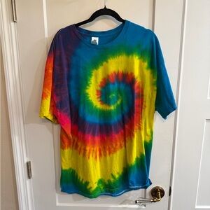 Colorful Tie-Dye Short Sleeve Tee